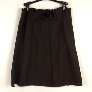 5️⃣/🔟 H&M Brown Skirt - Size 8